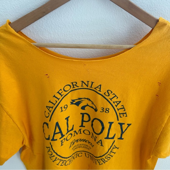 Cal Poly Pomona off the shoulder Tee - Picture 3 of 6